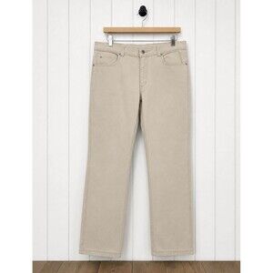 Duluth Trading Co Flex Fire Hose Pants Mens 36x30 Tan Khaki Workwear Utility